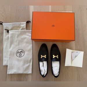 Hermes Royal Loafer black 37